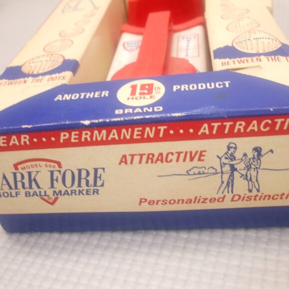 Mark Fore Golf Ball Monogrammer Model 500 Ink Marker Golfing 1966 Vintage Old - Picture 5 of 9